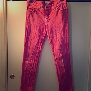 vineyard vines women’s pink corduroy pants size 8